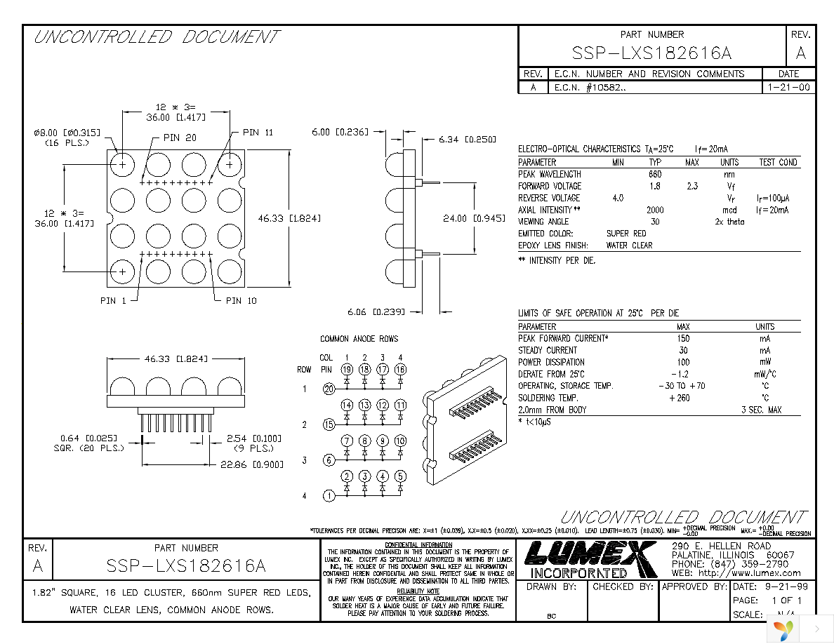 SSP-LXS182616A Page 1