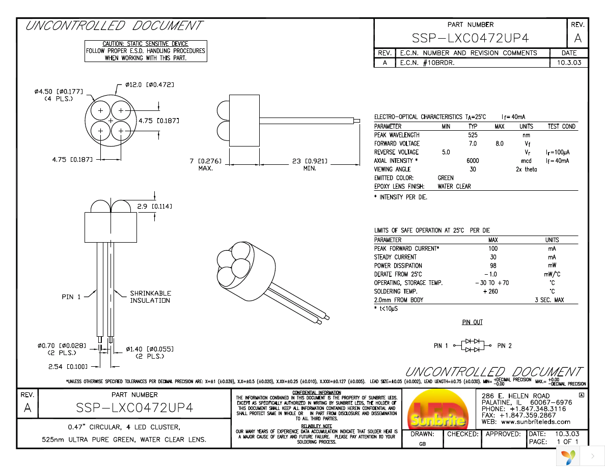 SSP-LXC0472UP4 Page 1