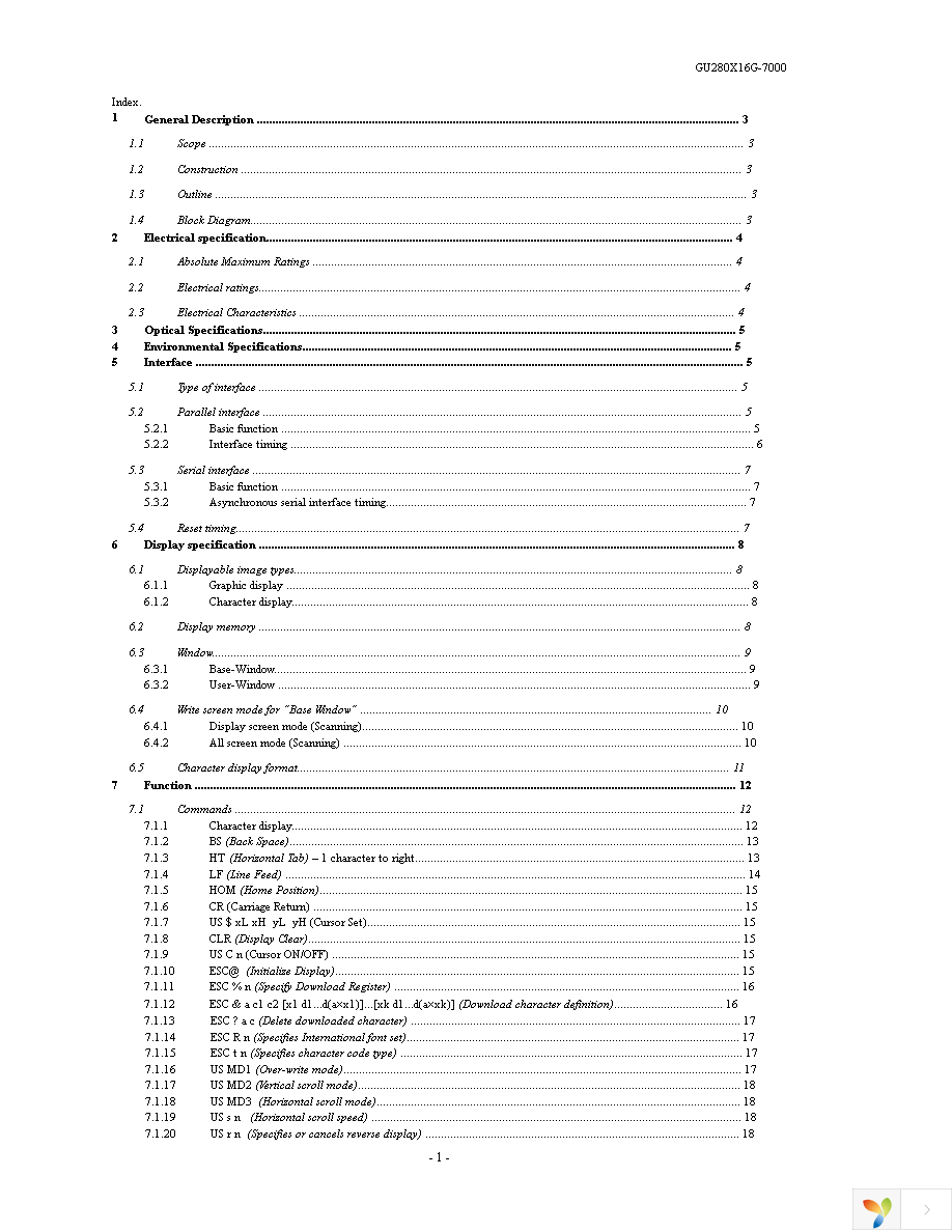 GU280X16G-7000 Page 2