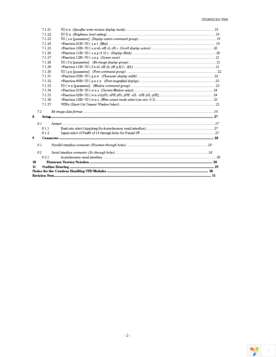 GU280X16G-7000 Page 3