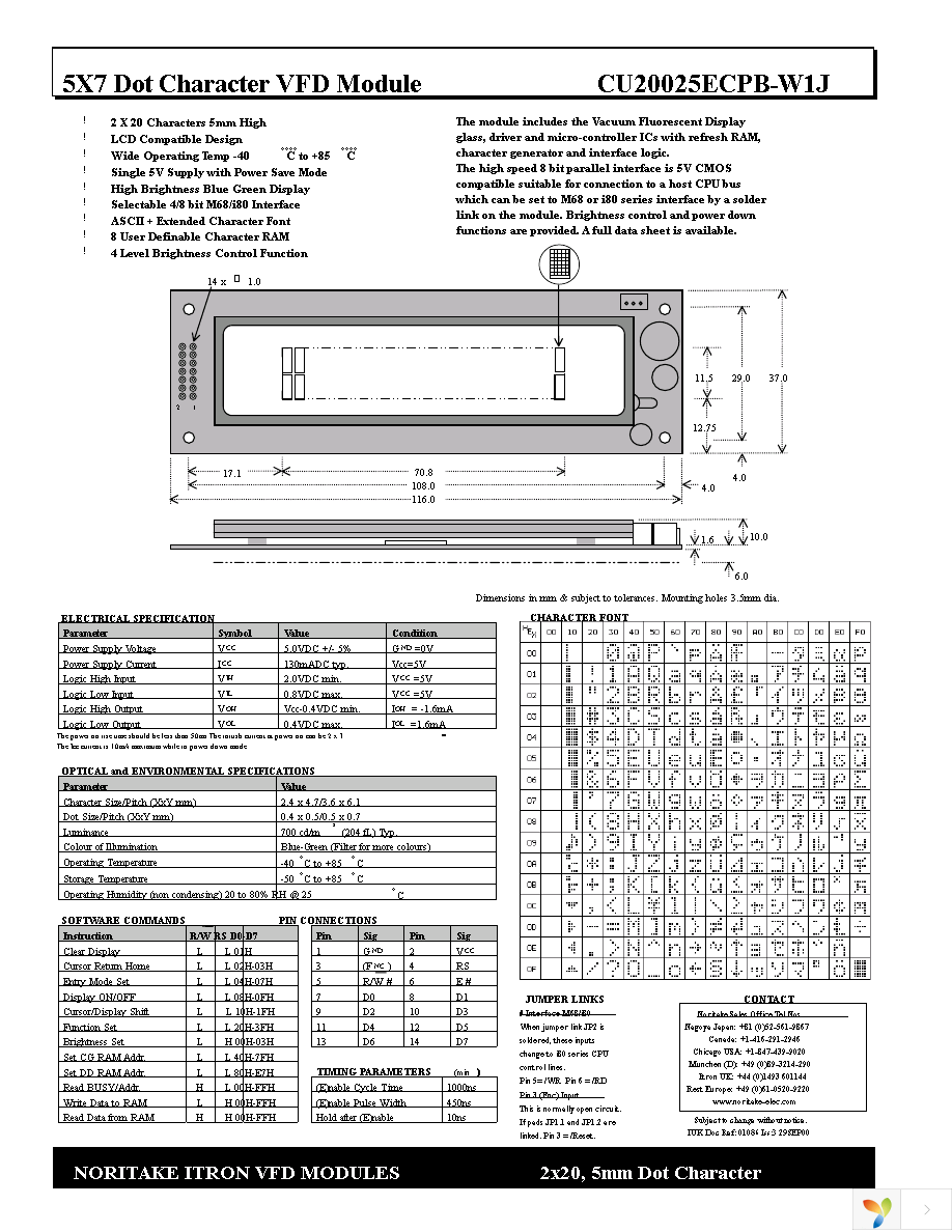 CU20025ECPB-W1J Page 1