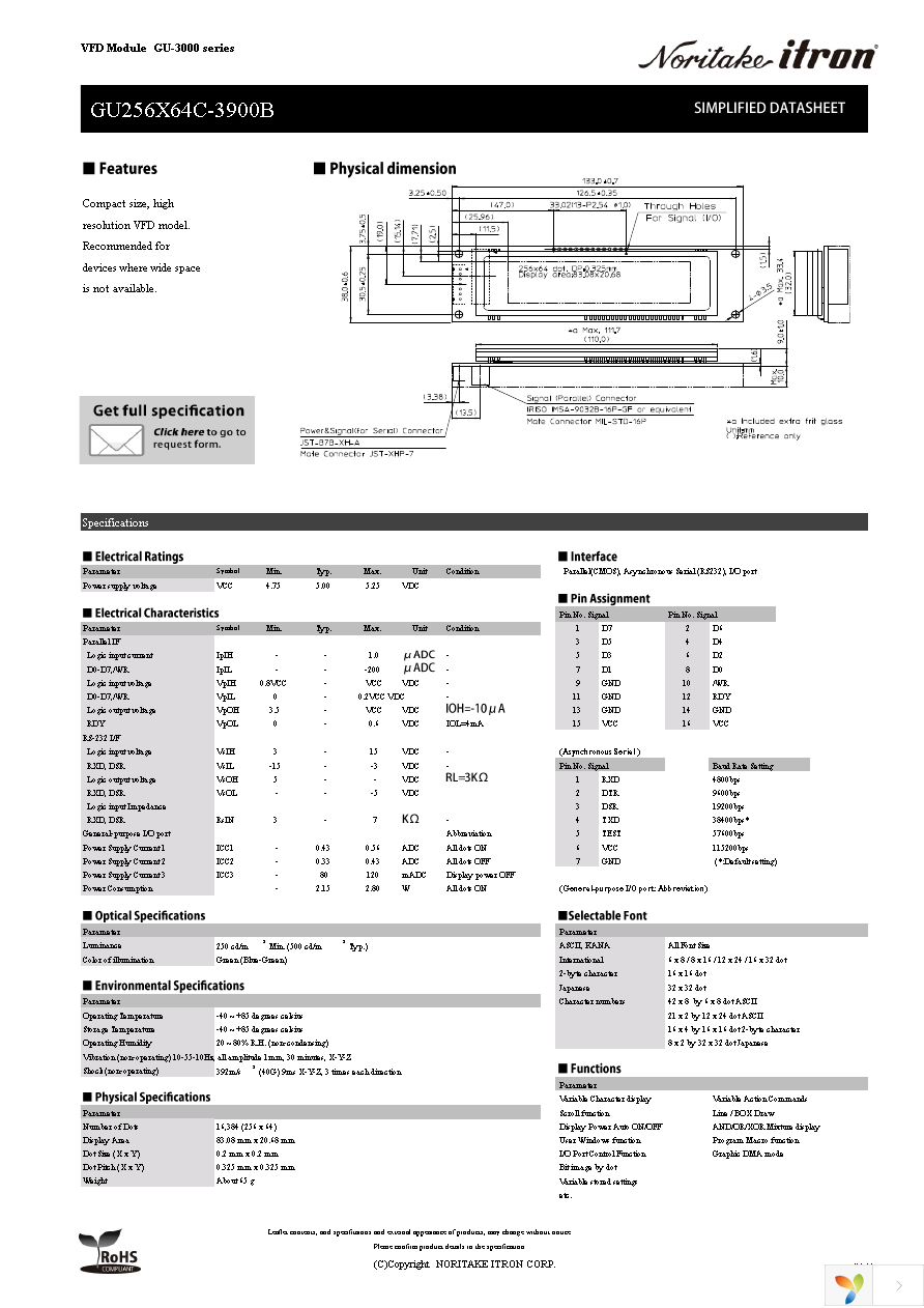 GU256X64C-3900B Page 1