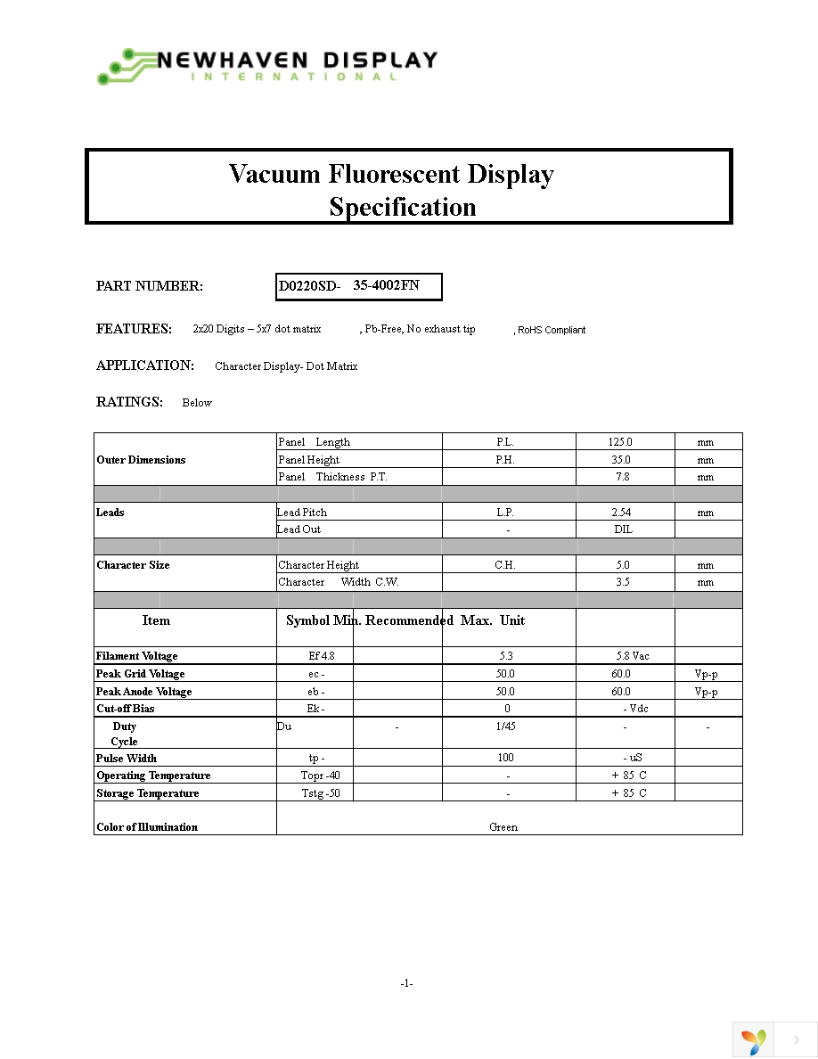 D0220SD-35-4002FN Page 2