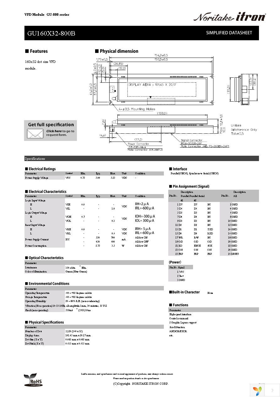 GU160X32-800B Page 1