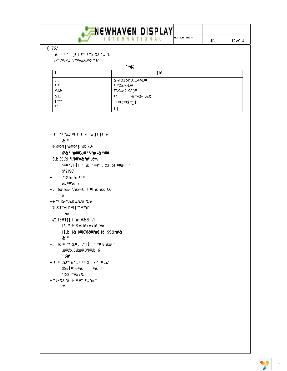 M0116LD-161LDA1 Page 12