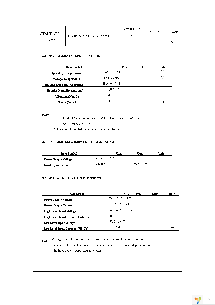 M0116SY-161MSAR1-S2C Page 4