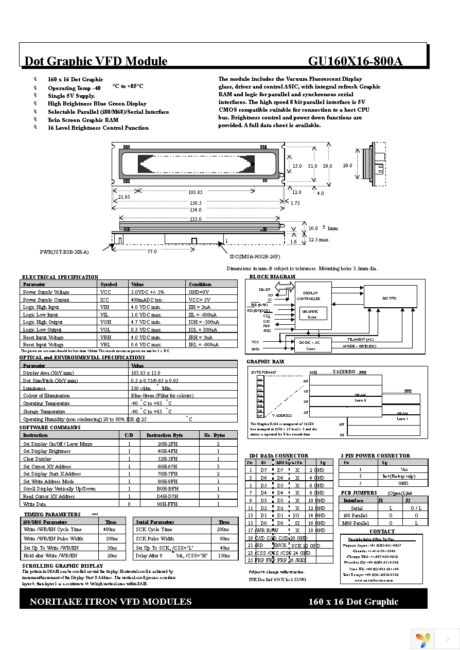 GU160X16-800A Page 1