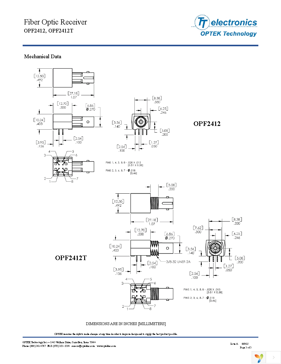 OPF2412T Page 3