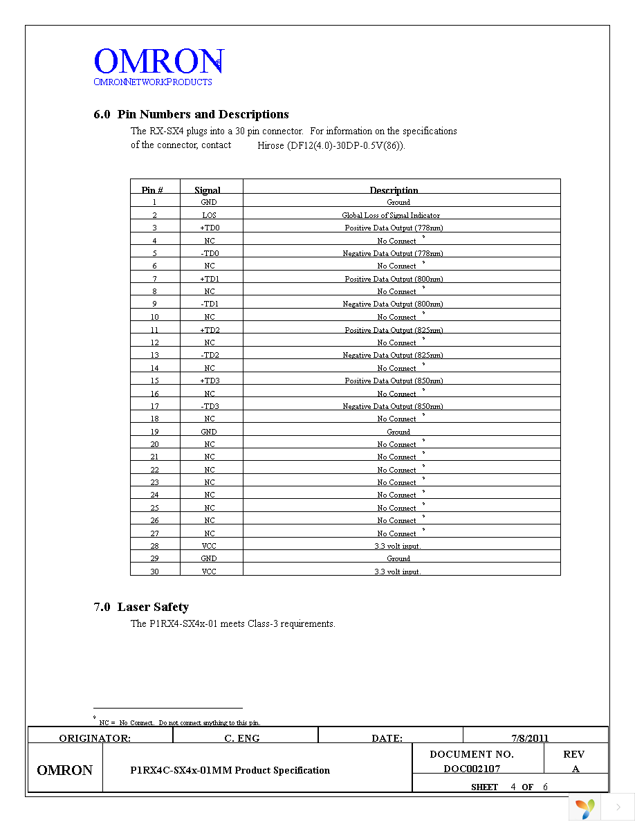 P1RX4C-SX4V-01MM-DC Page 4