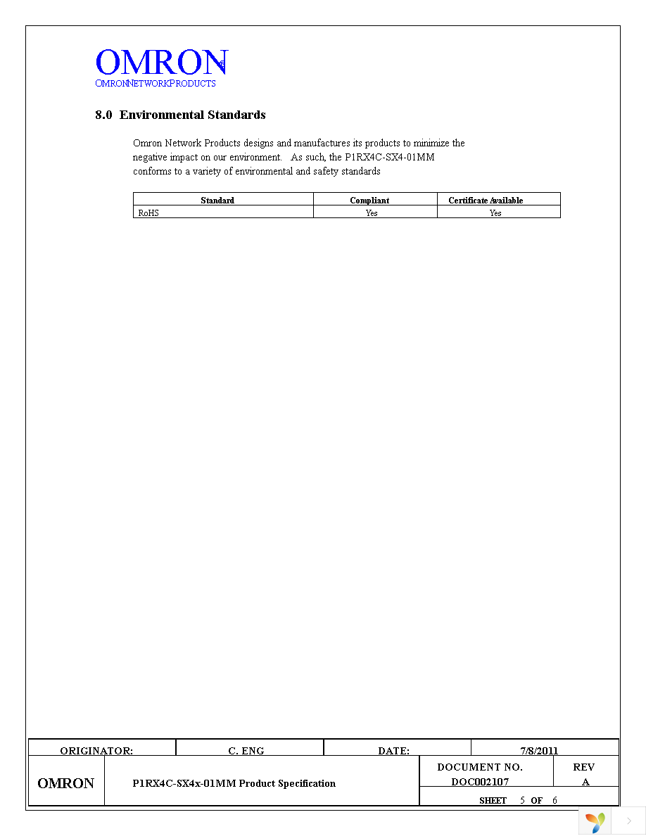 P1RX4C-SX4V-01MM-DC Page 5