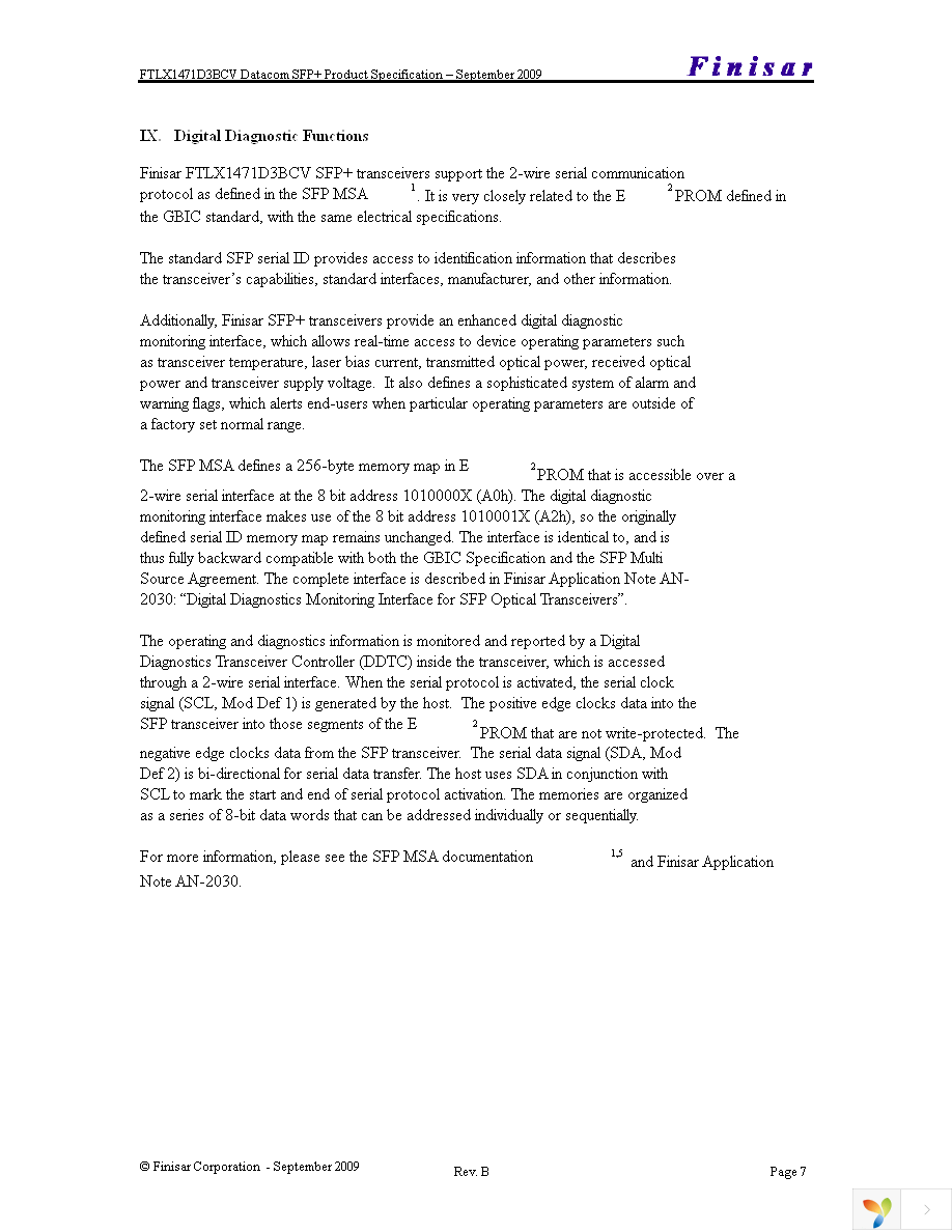 FTLX1471D3BCV Page 7