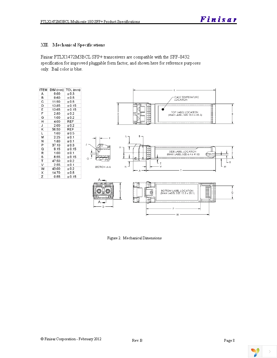 FTLX1472M3BCL Page 8