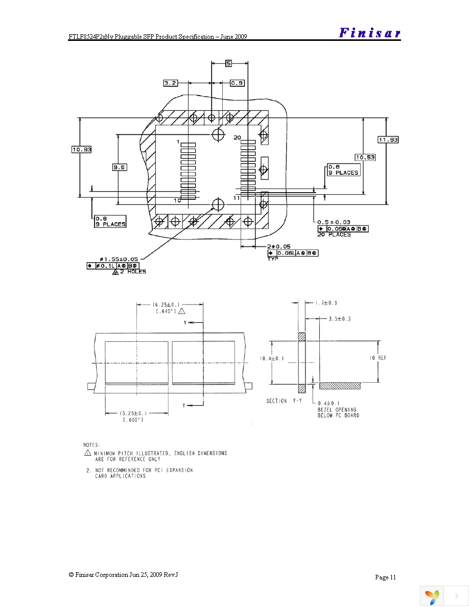 FTLF8524P2BNL Page 11