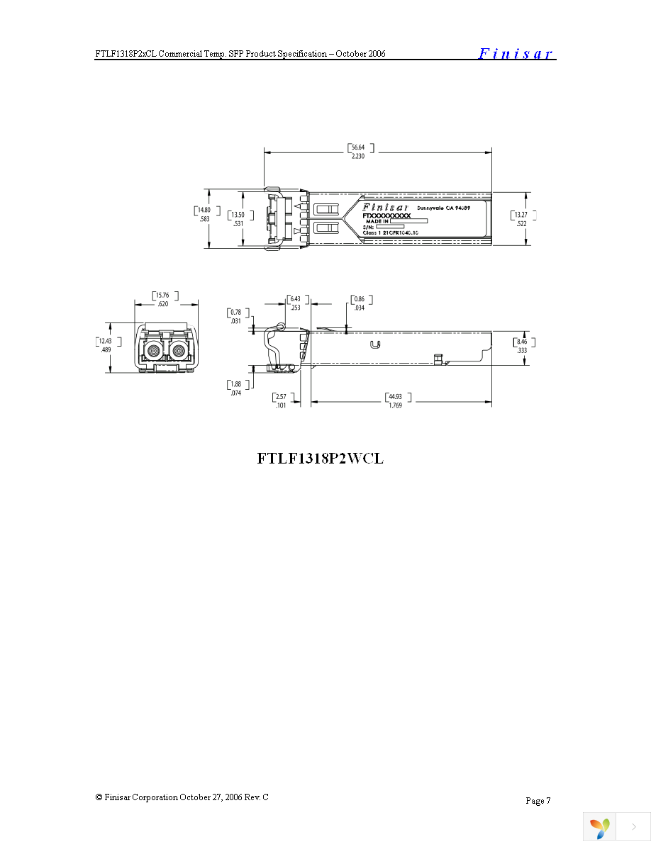 FTLF1318P2BCL Page 7