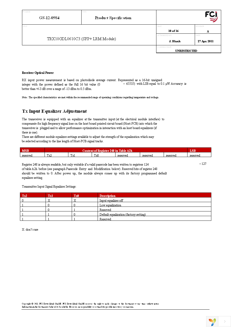 TRX10GDL0610C3 Page 10