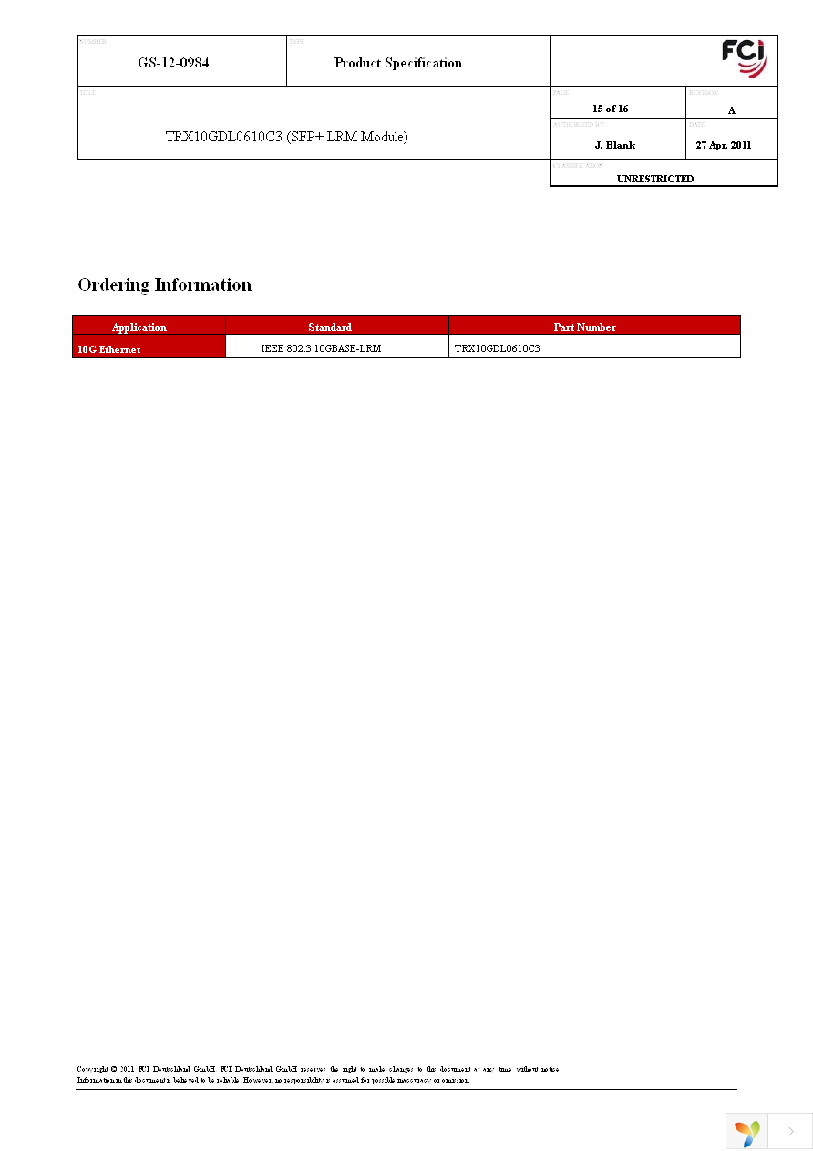 TRX10GDL0610C3 Page 15