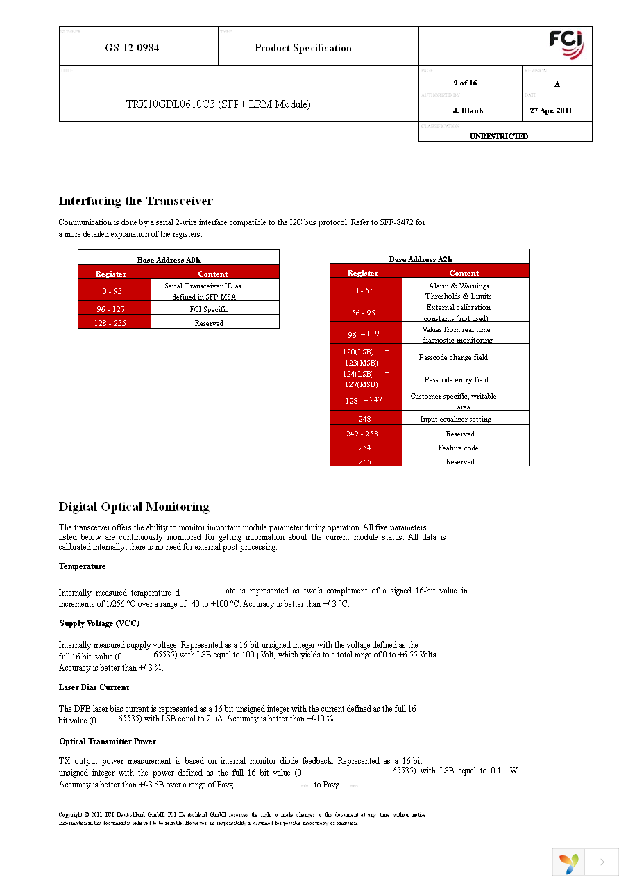 TRX10GDL0610C3 Page 9