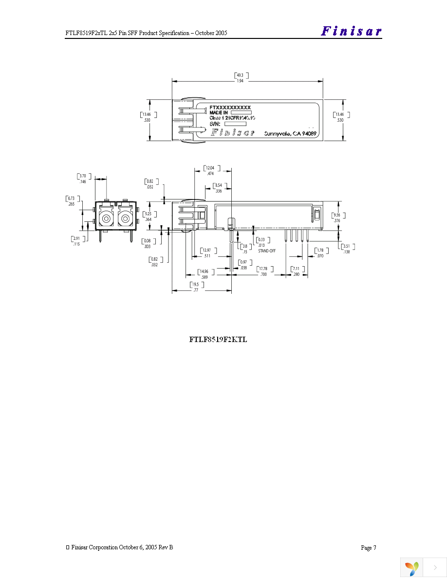 FTLF8519F2MTL Page 7