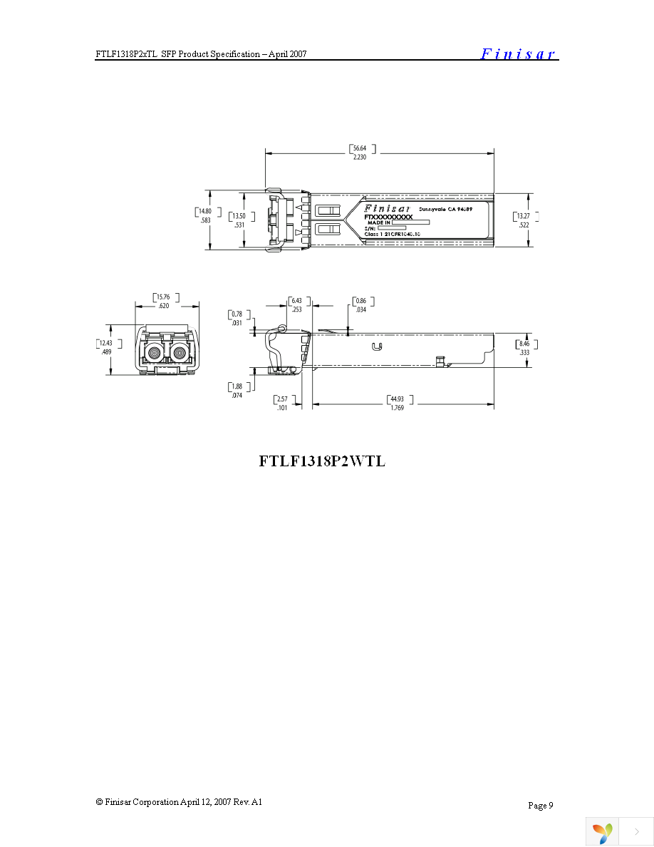 FTLF1318P2BTL Page 9