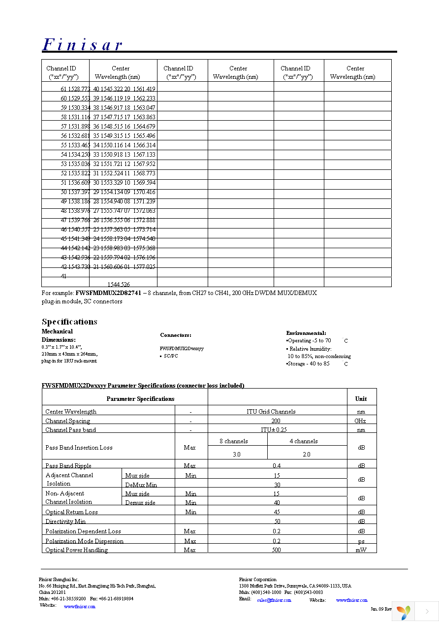 FWSFMDMUX2D43137 Page 2