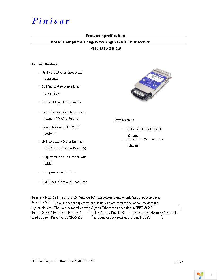 FTL-1319-3D-2.5 Page 1