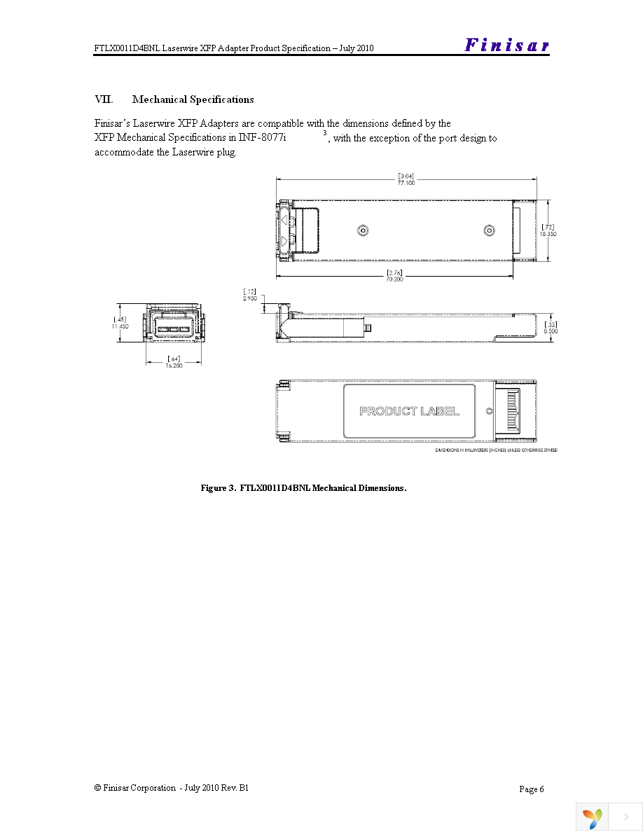 FTLX0011D4BNL Page 6