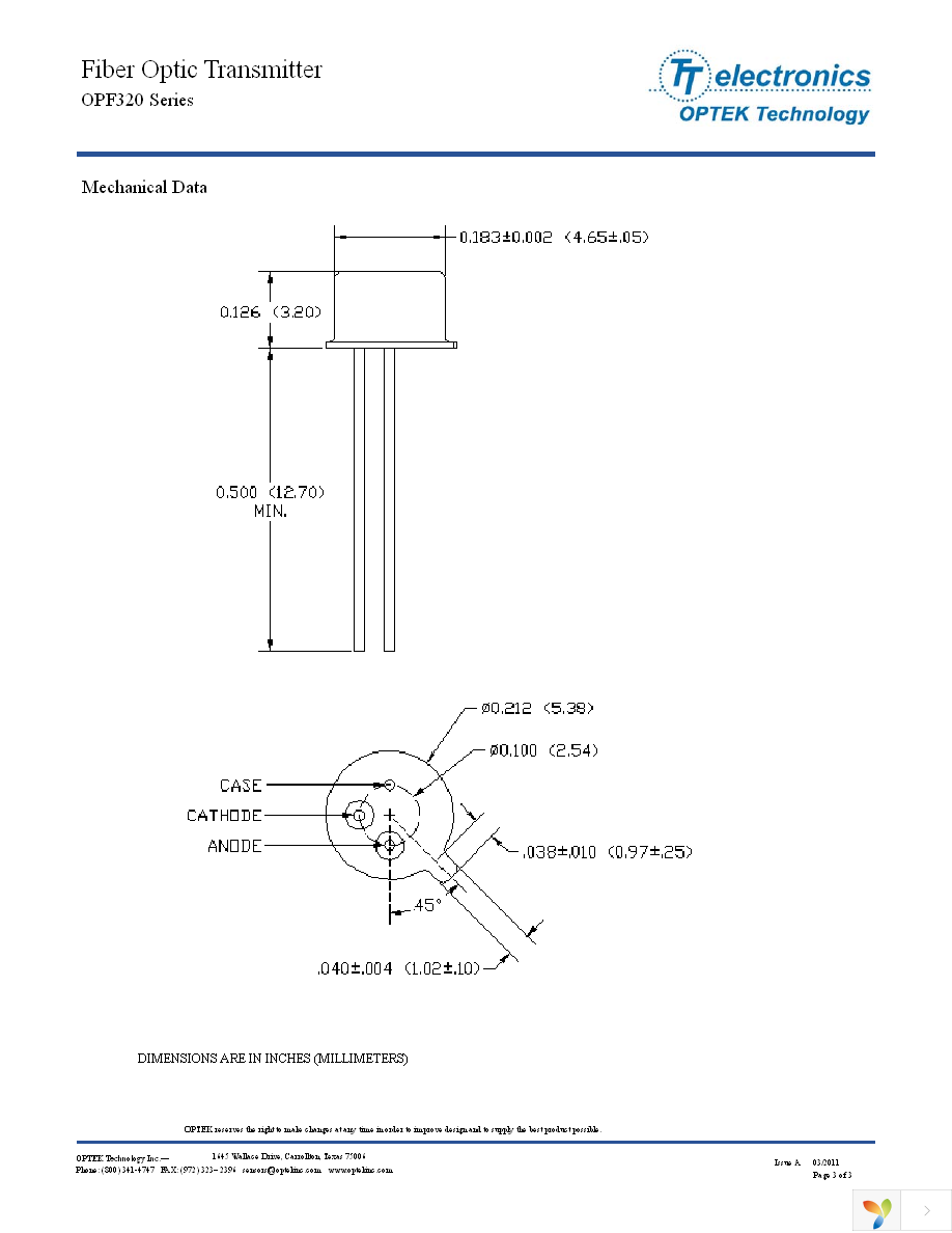 OPF320A Page 3