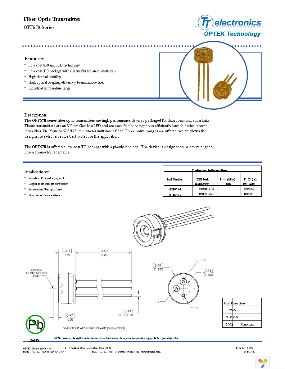 OPF670-2 Page 1