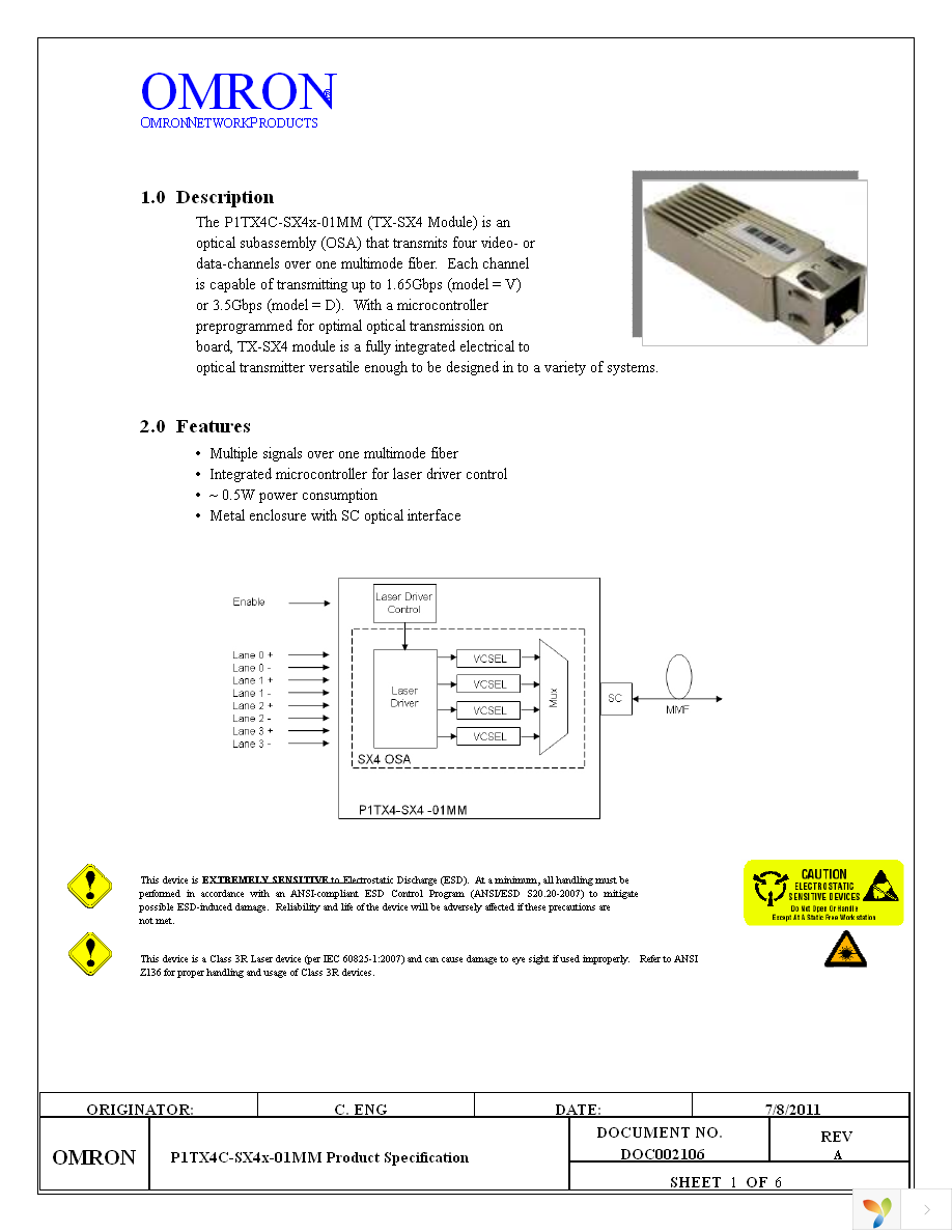 P1TX4C-SX4V-01MM-DC Page 1