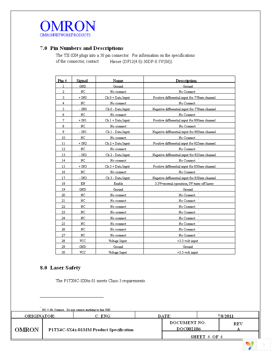 P1TX4C-SX4V-01MM-DC Page 4