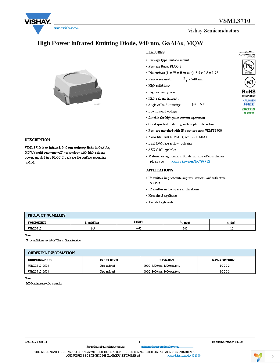 VSML3710-GS08 Page 1