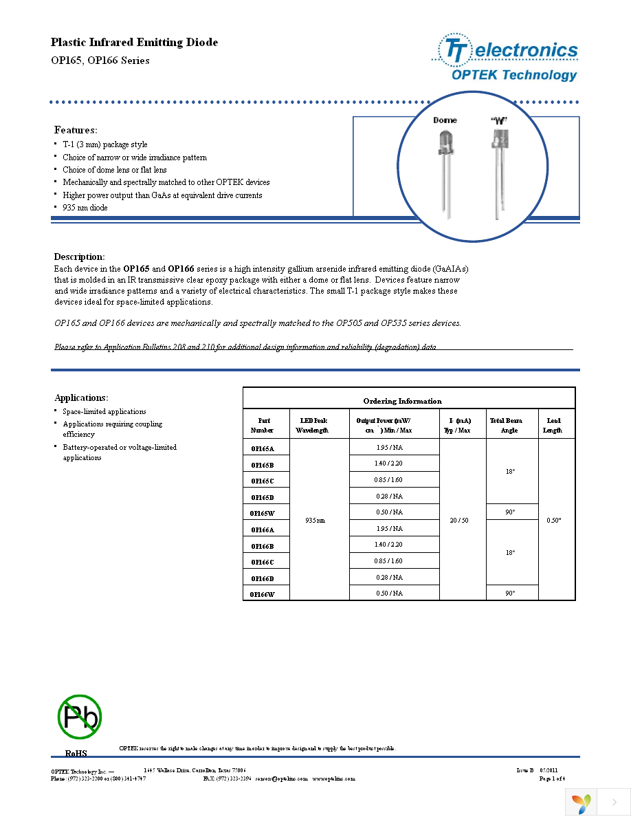 OP165A Page 1