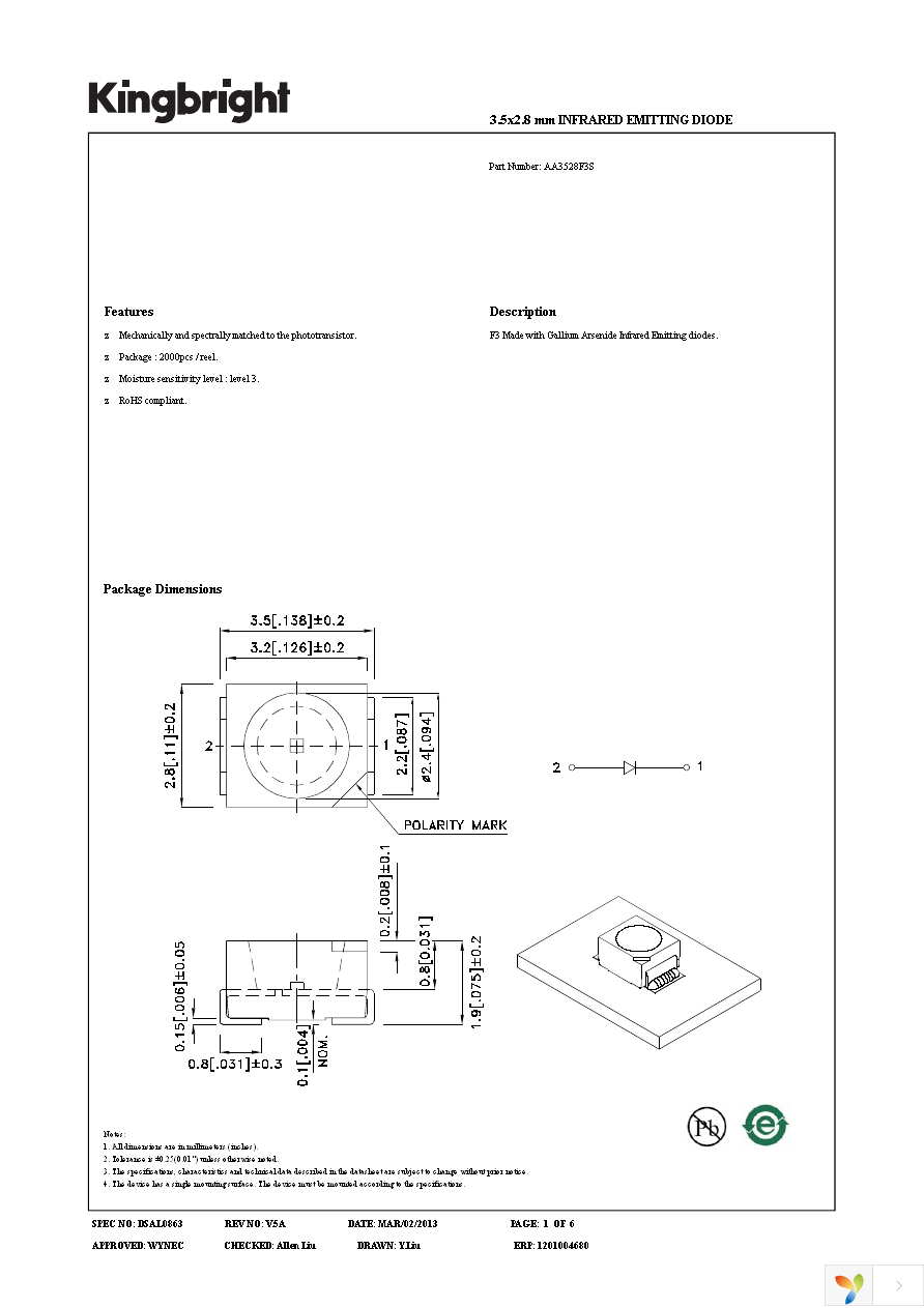 AA3528F3S Page 1