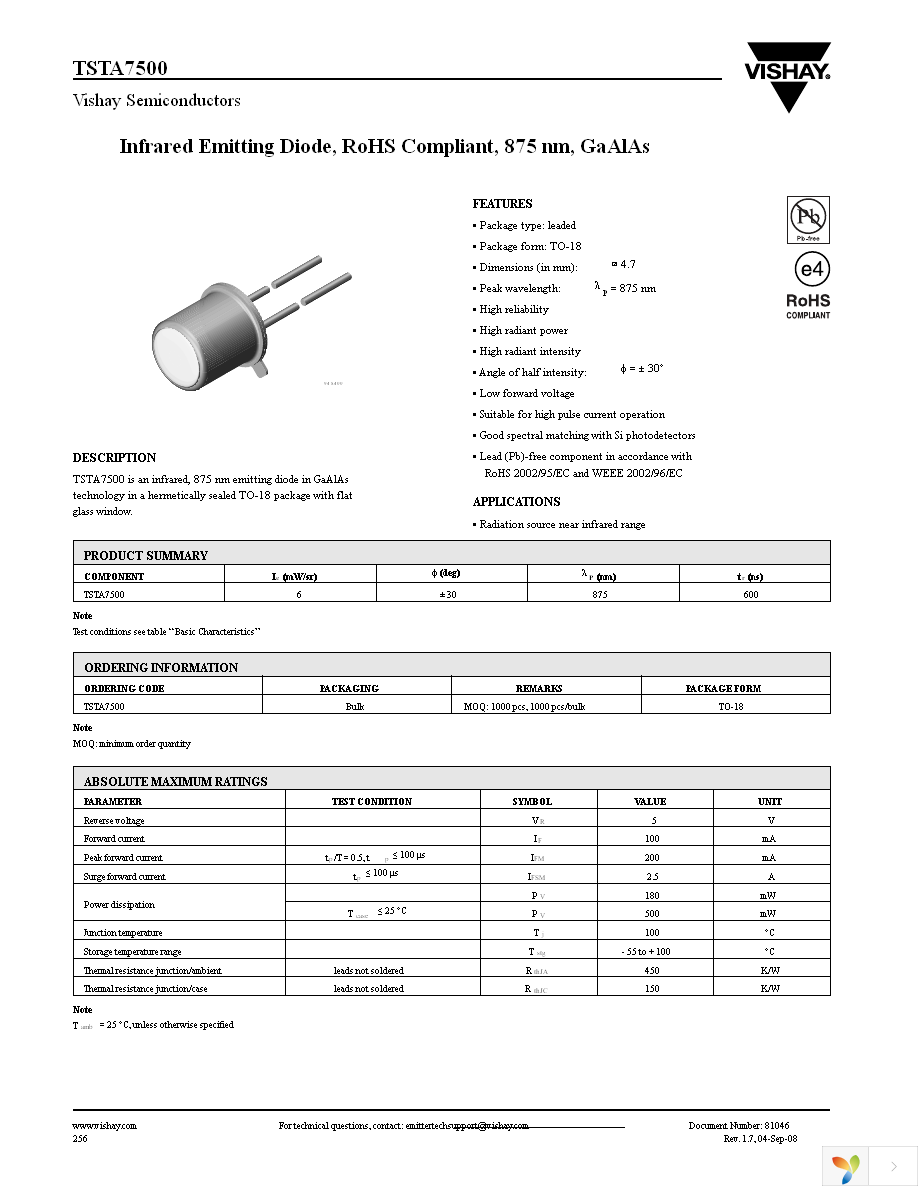 TSTA7500 Page 1