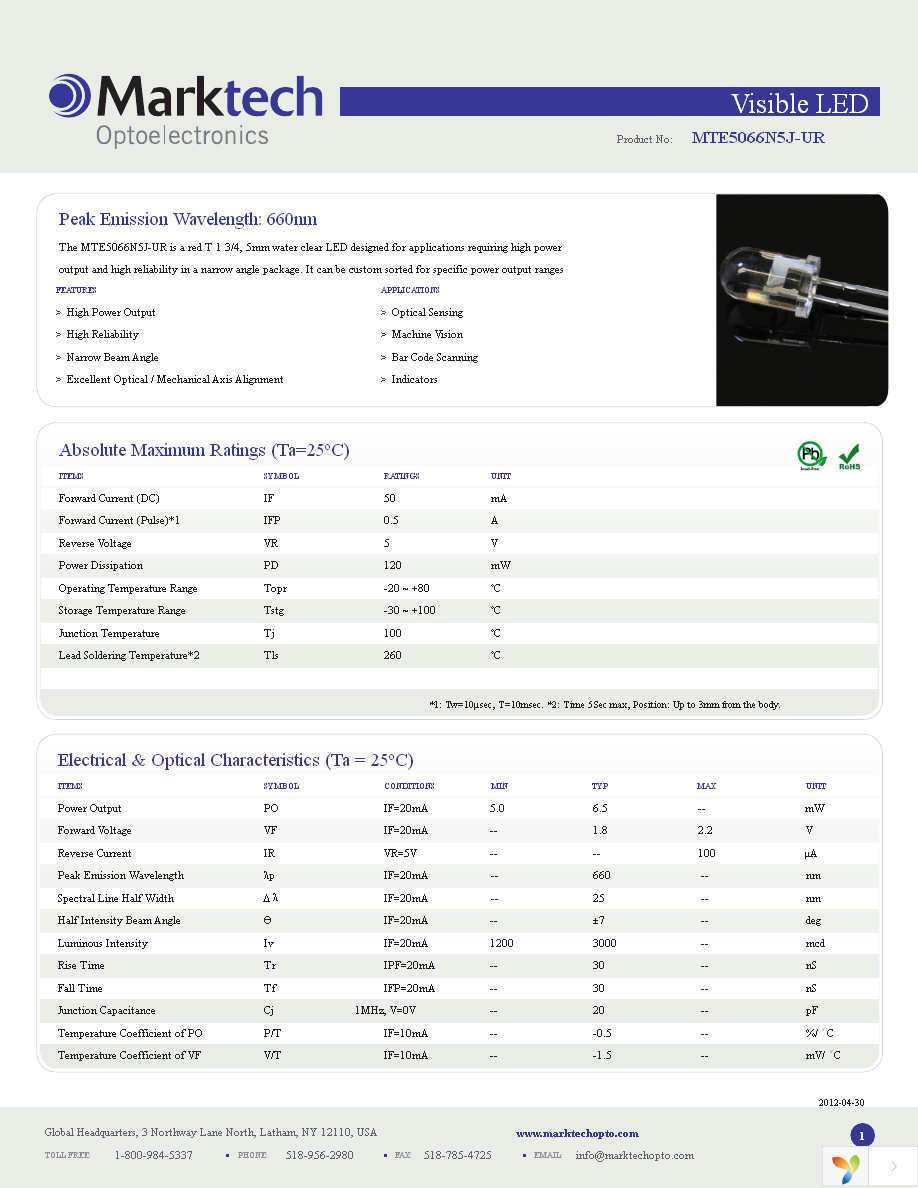 MTE5066N5J-UR Page 1