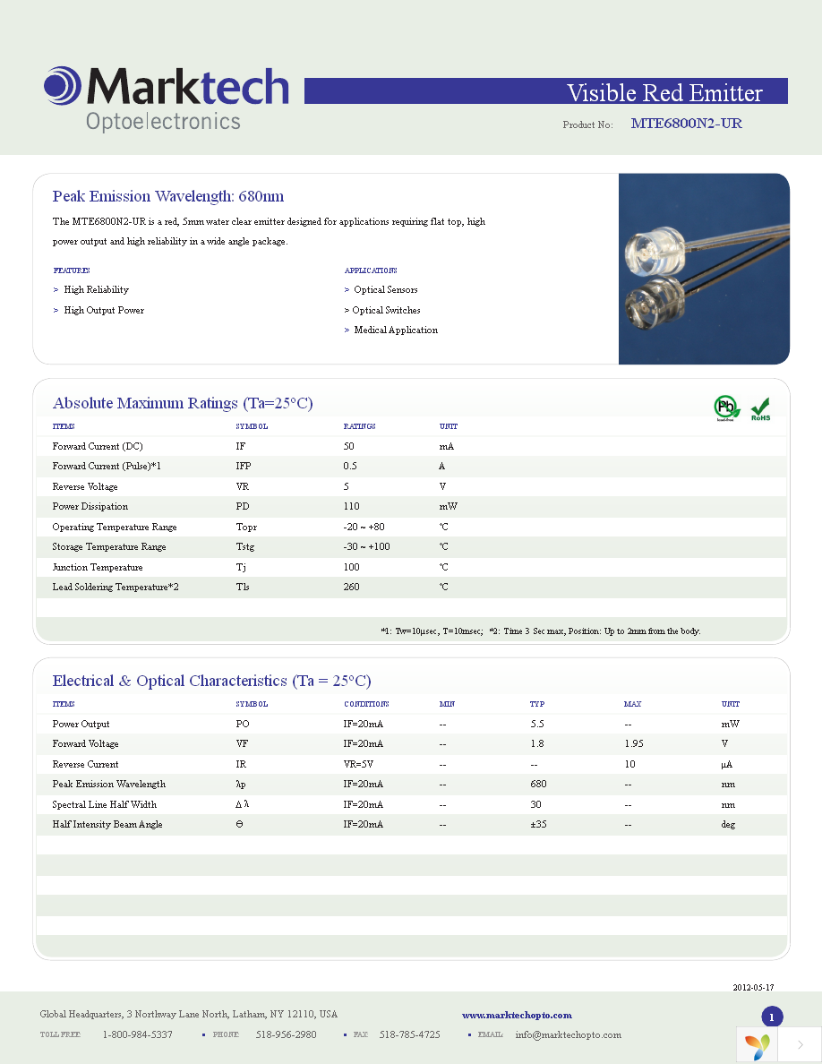 MTE6800N2-UR Page 1