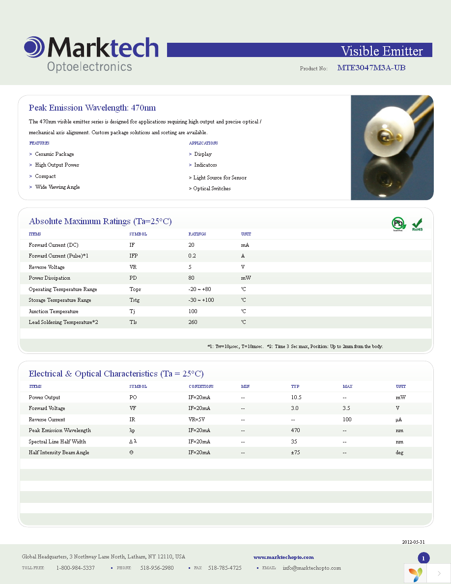 MTE3047M3A-UB Page 1