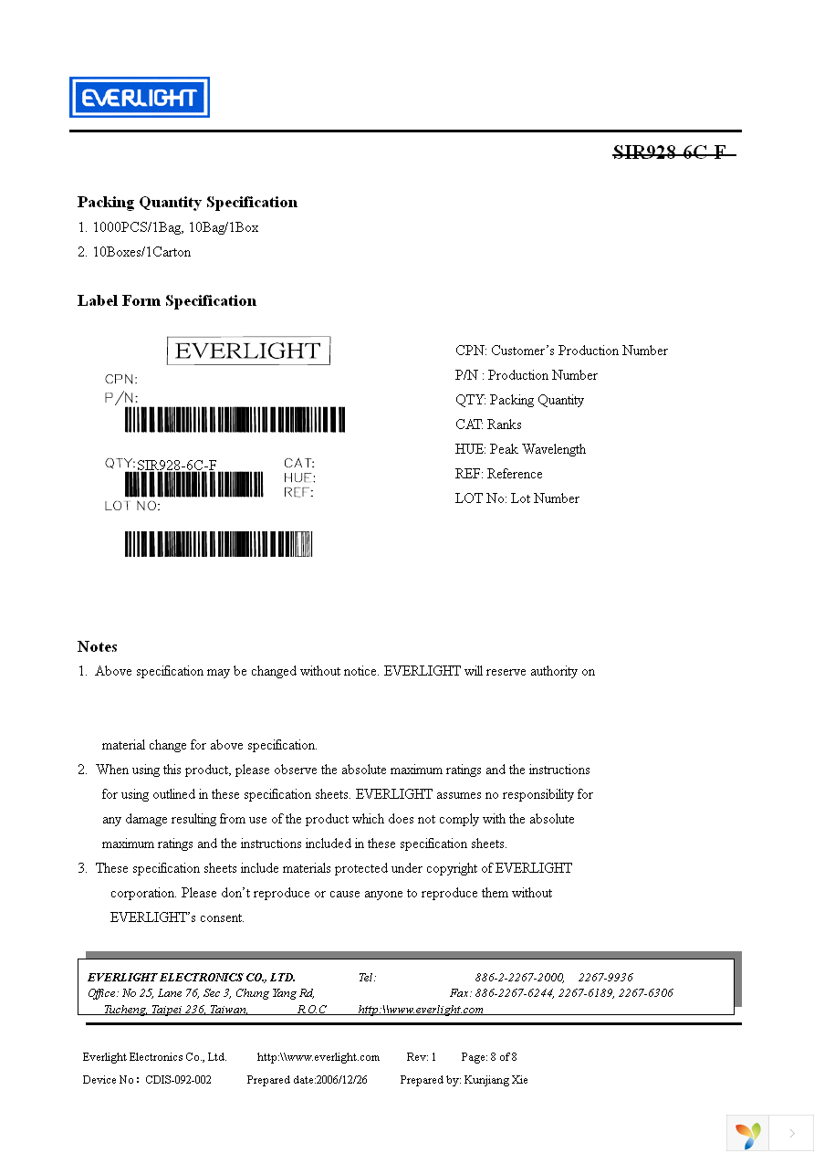 SIR928-6C-F Page 8