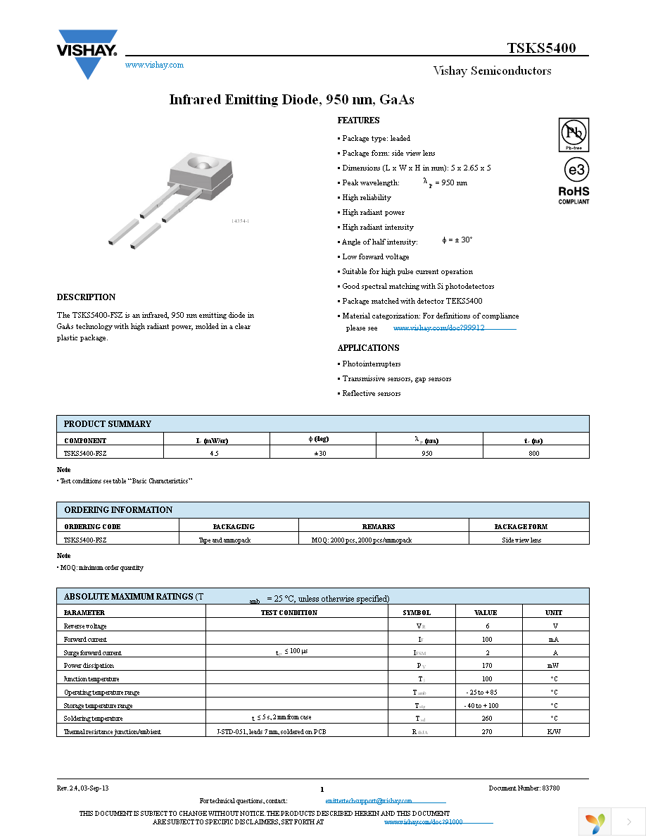 TSKS5400-FSZ Page 1