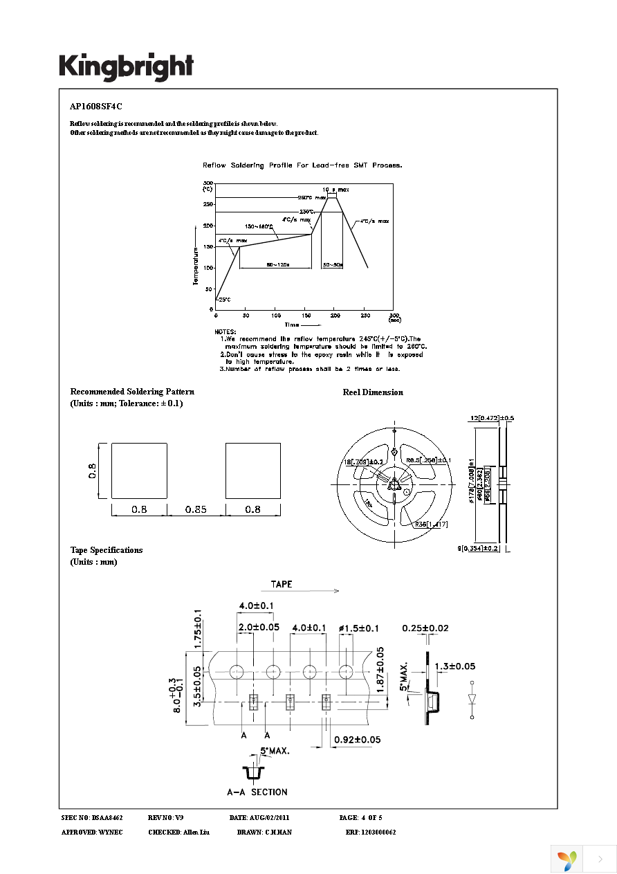 AP1608SF4C Page 4