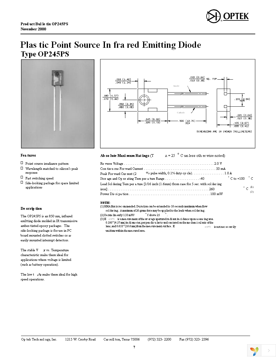 OP245PS Page 1