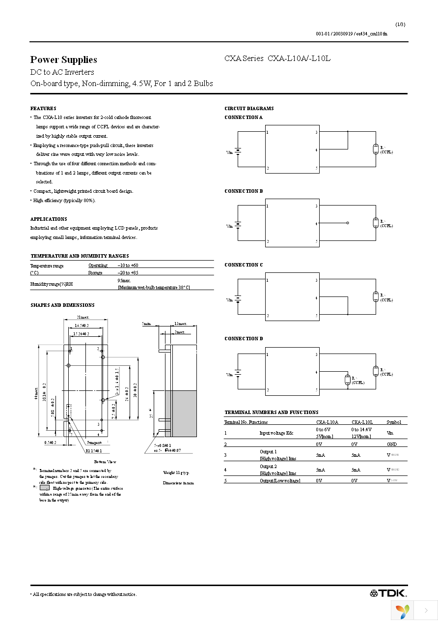 CXA-L10A Page 1