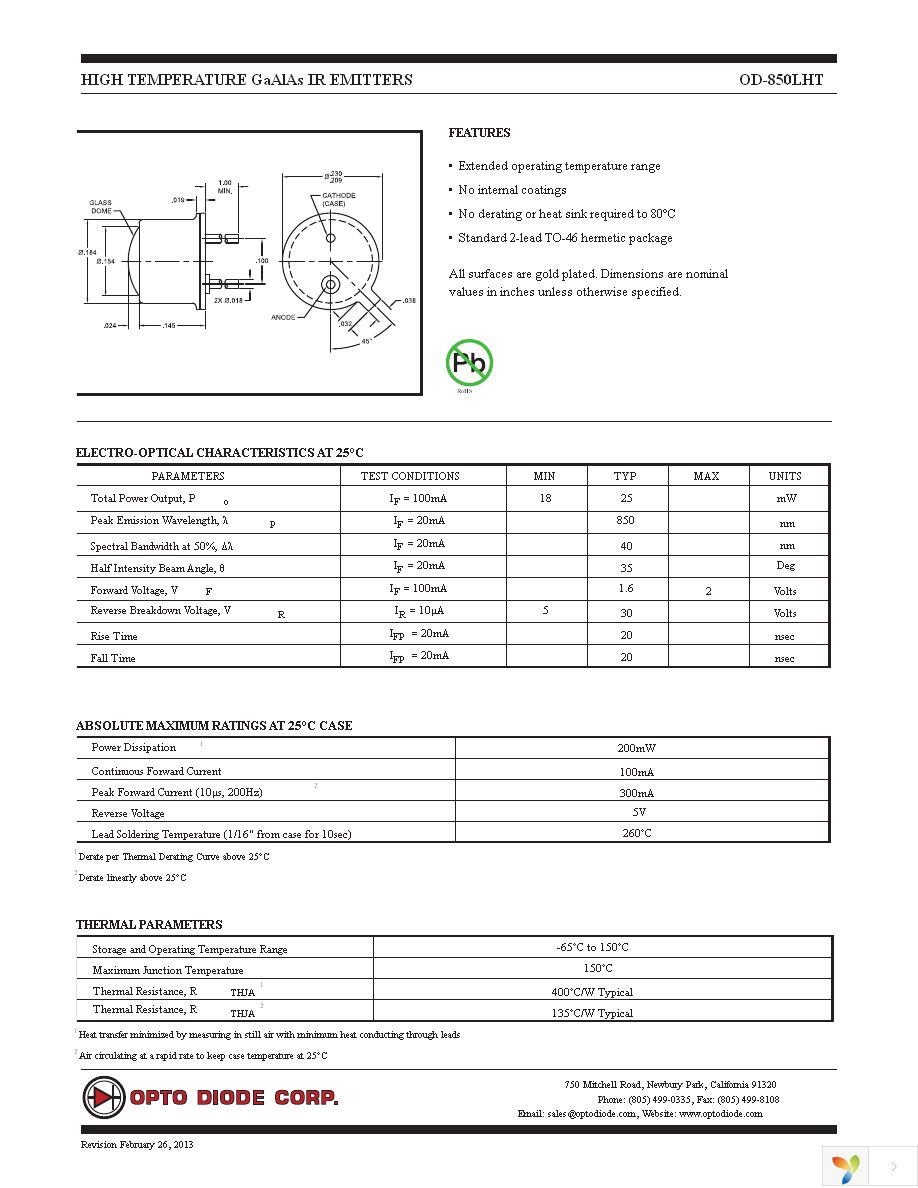 OD-850LHT Page 1