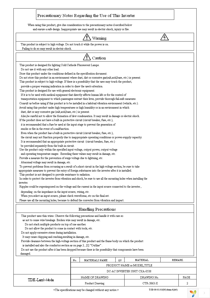 CXA-0538 Page 3