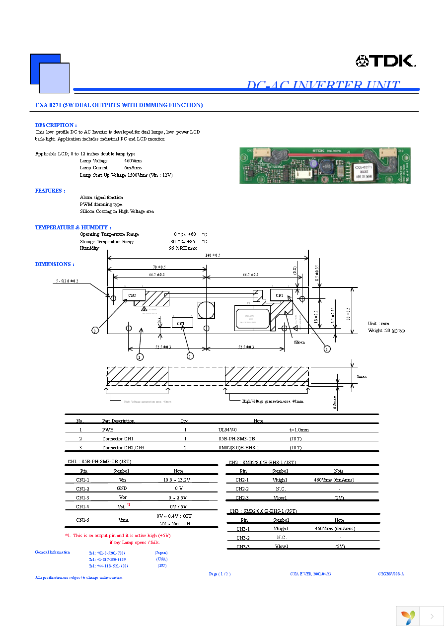 CXA-0271 Page 1