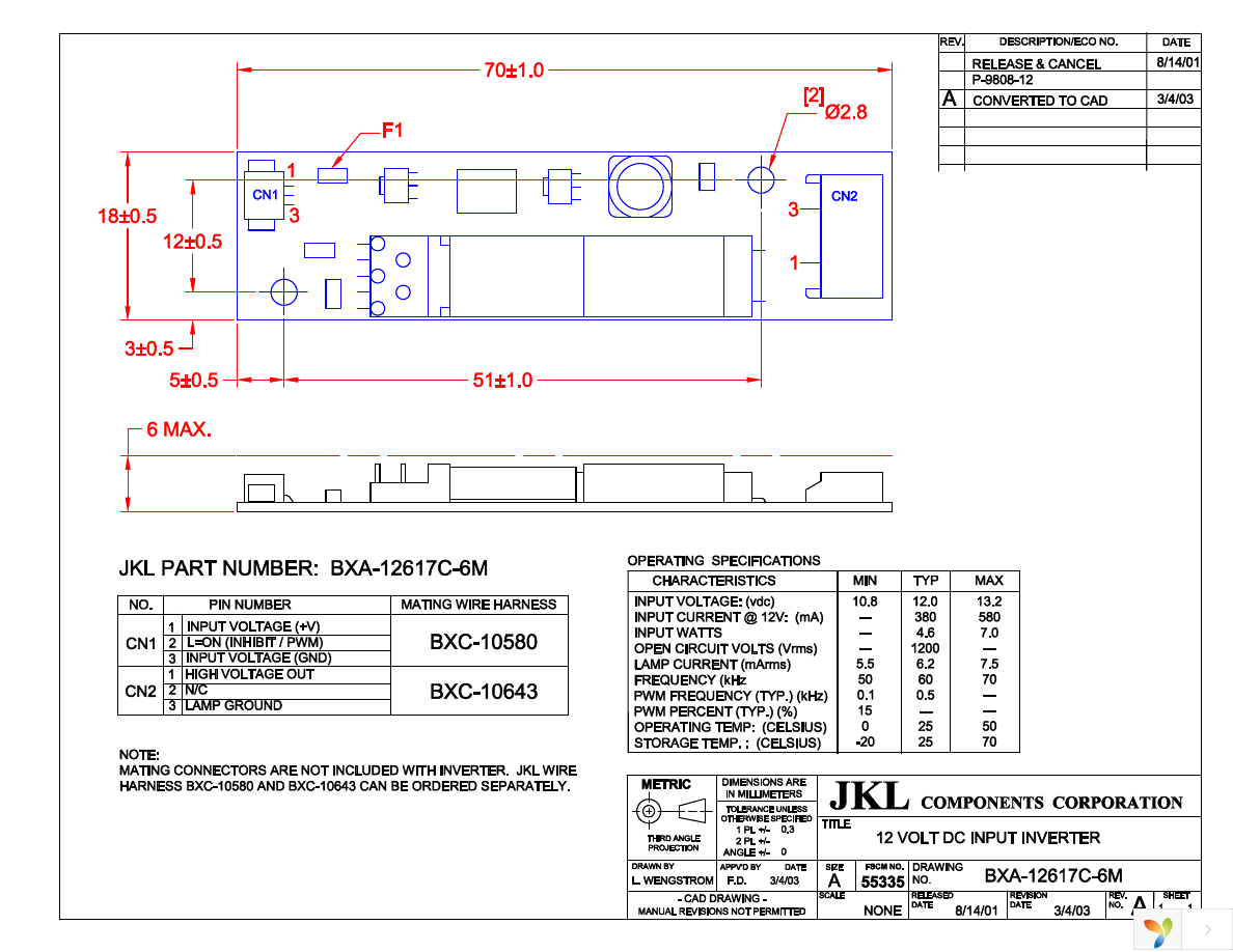 BXA-12617C-6M Page 1