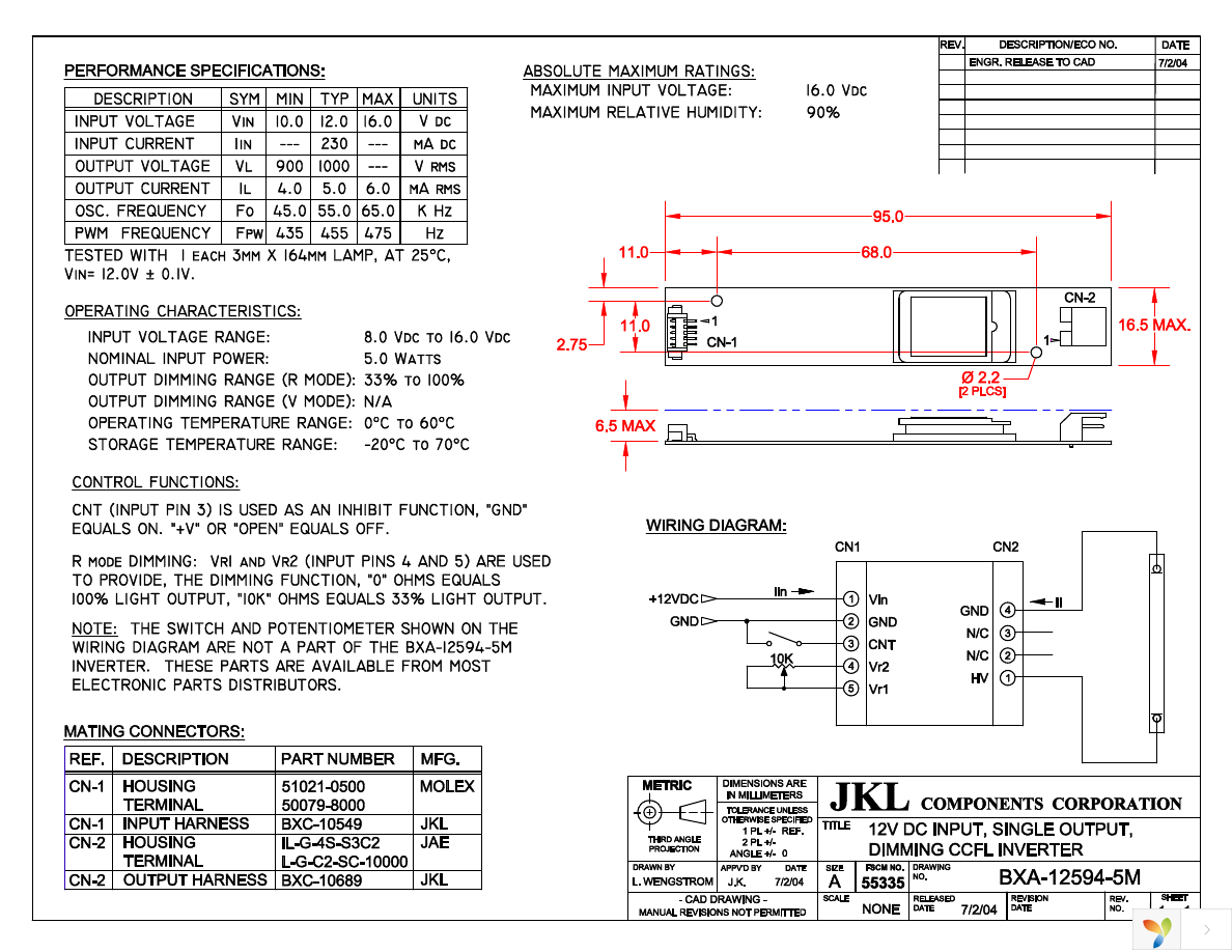 BXA-12594-5M Page 1