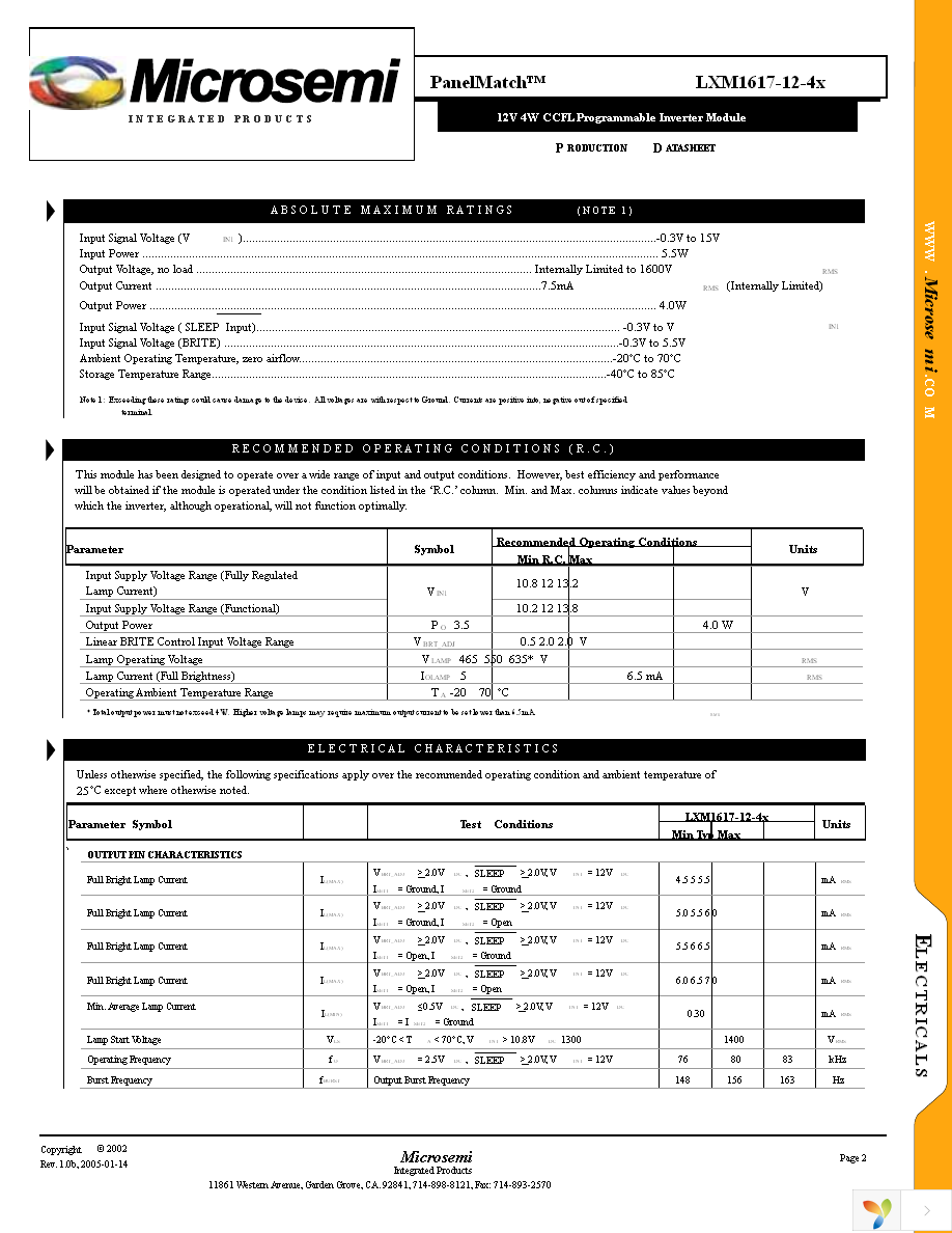 LXM1617-12-42 Page 2