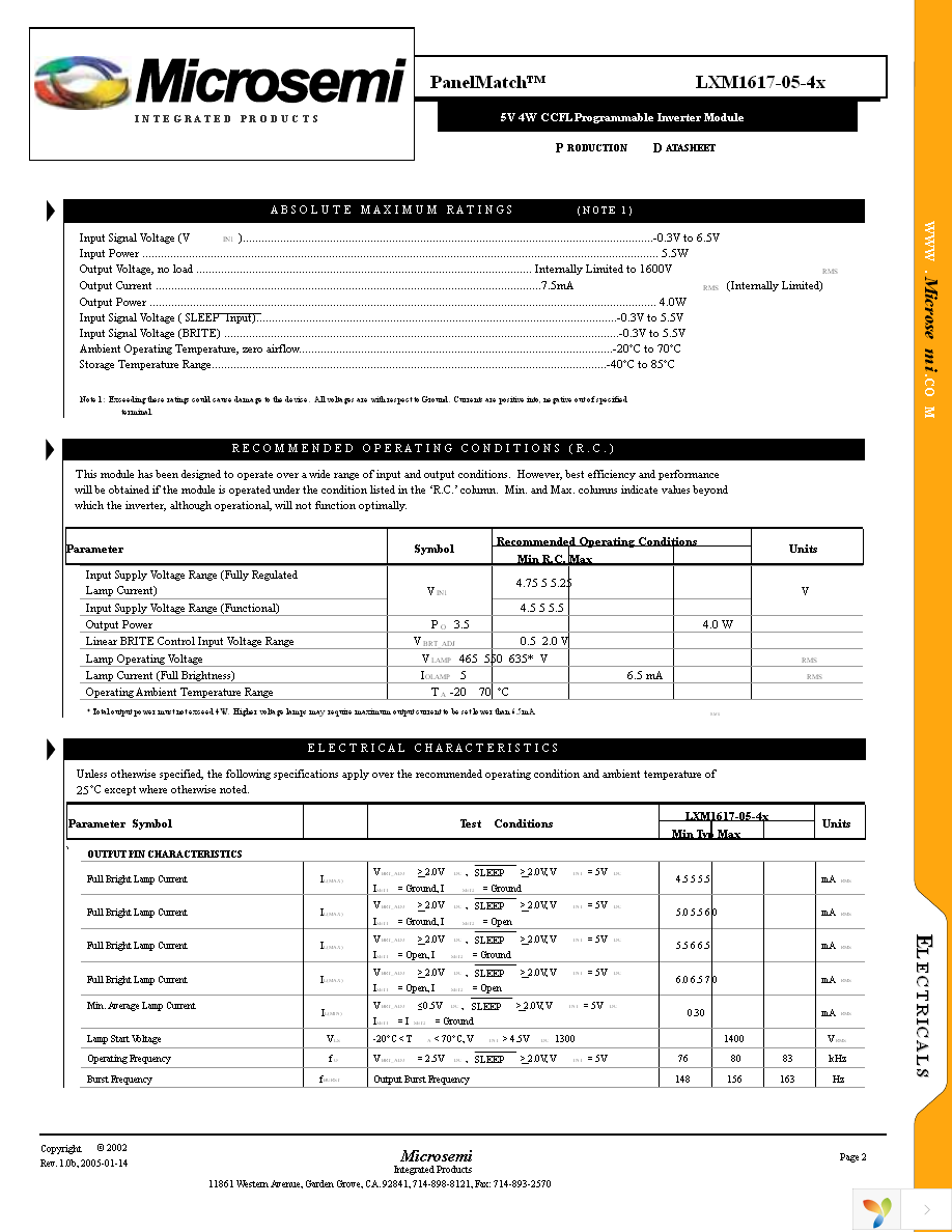 LXM1617-05-41 Page 2