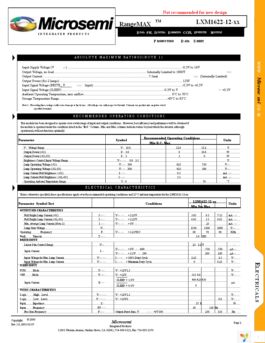 LXM1622-12-01 Page 2